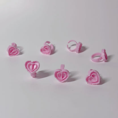 Heart Glue Ring (50 pcs)